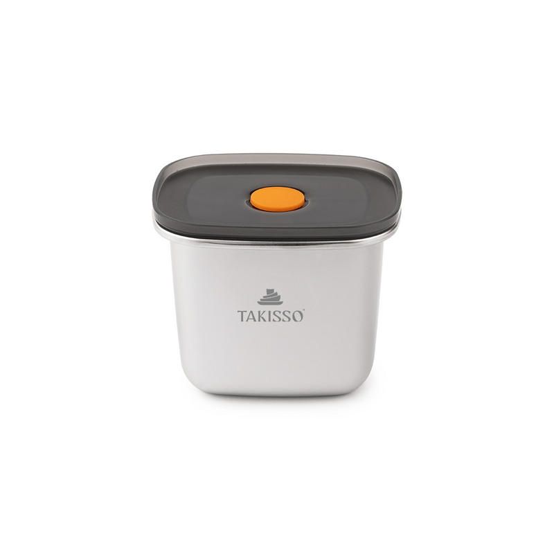 TAKISSO Premium Thermal Lock Stainless Steel Lunch Box Set of 1 (550ml)