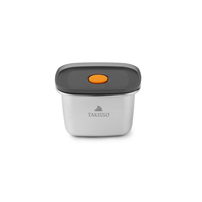 TAKISSO Premium Thermal Lock Stainless Steel Lunch Box Set of 1 (450ml)