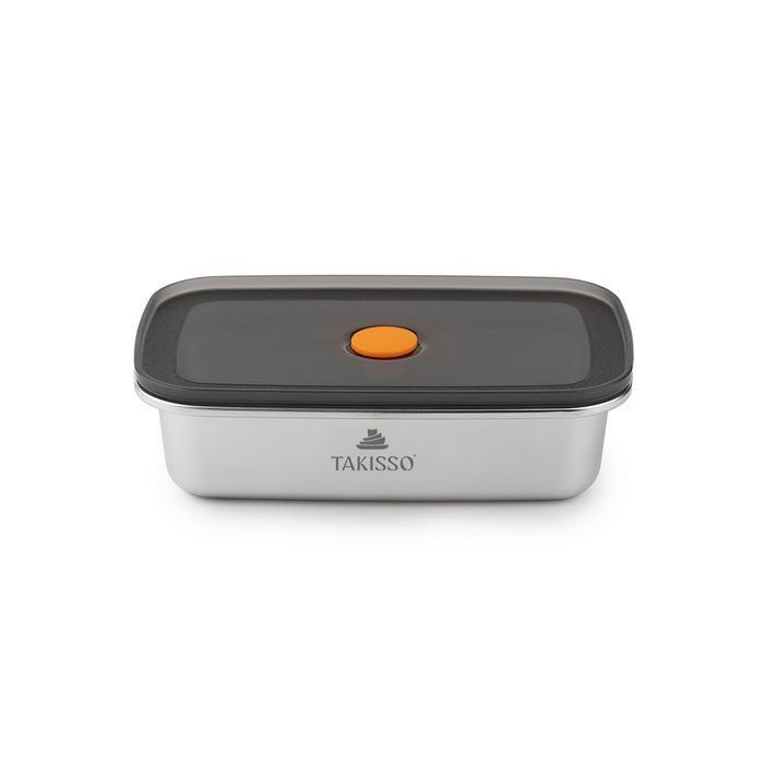 TAKISSO Premium Thermal Lock Stainless Steel Lunch Box Set of 1 (600ml)