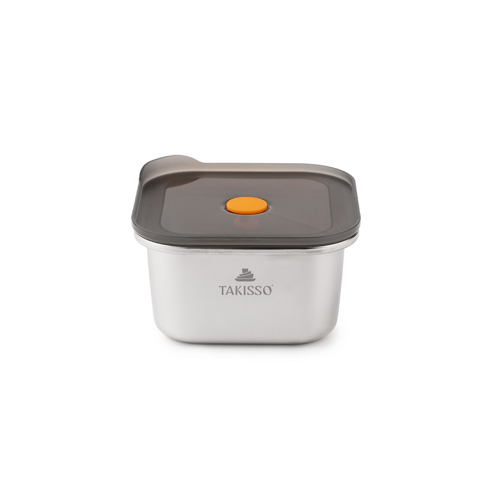 TAKISSO Premium Thermal Lock Stainless Steel Lunch Box Set of 1 (800ml)