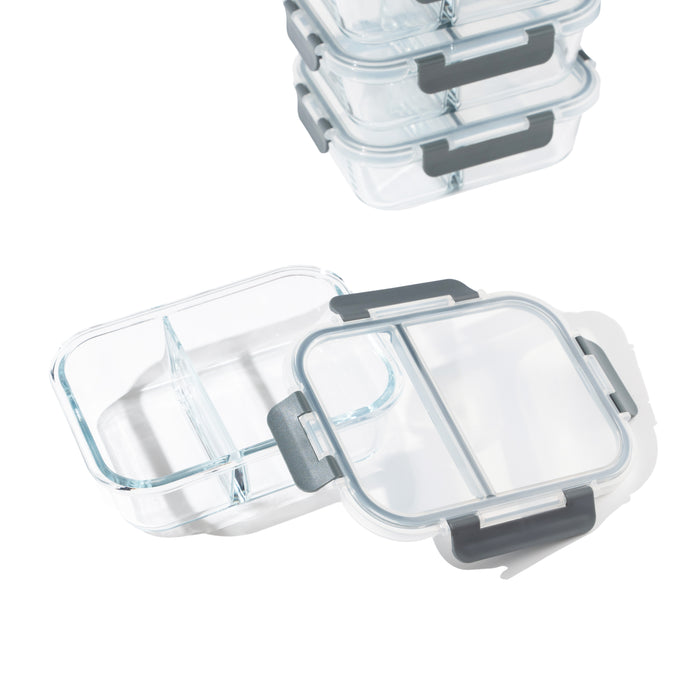 TAKISSO Borosilicate Glass Lunch Box (1050ml)