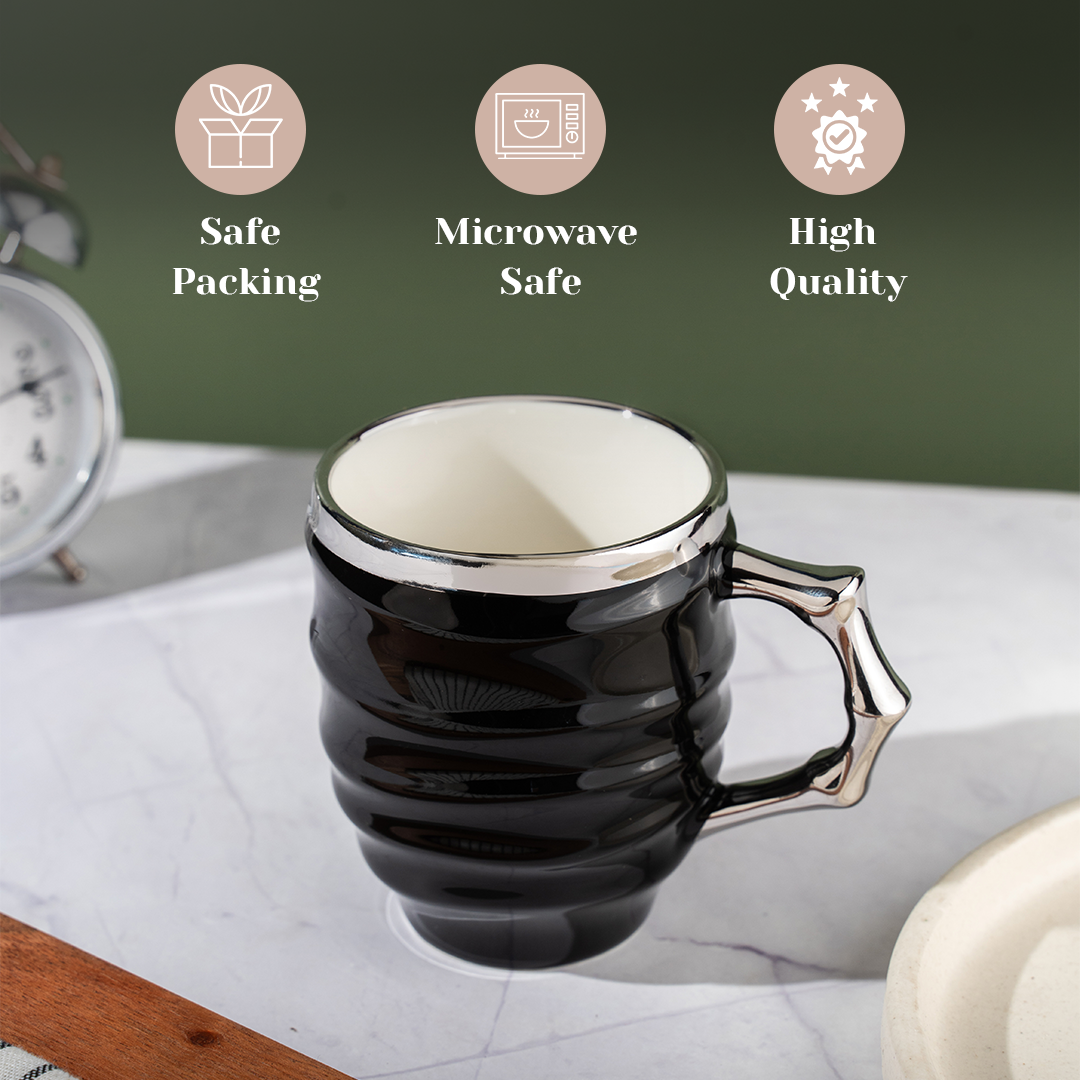 TAKISSO Aesthetic Studio Ceramic Tea-Coffee Mug (350ml)