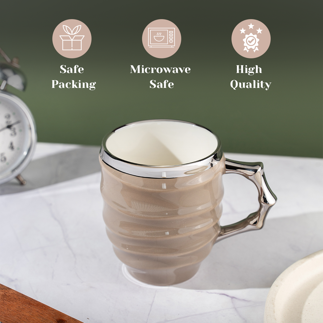 TAKISSO Aesthetic Studio Ceramic Tea-Coffee Mug (350ml)