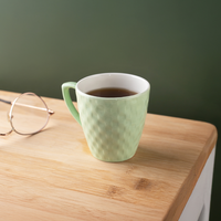 TAKISSO Heat-Resistant Ceramic Tea-Coffee Mug Set of 6 (180ml)