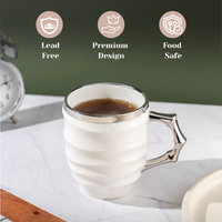 TAKISSO Aesthetic Studio Ceramic Tea-Coffee Mug (350ml)