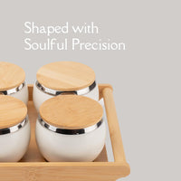 TAKISSO Airtight Dry Fruit Container Tray Set of 4 (360ml)