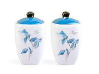 TAKISSO Kitchen Décor Ceramic Canister Set of 2 (1200ml)