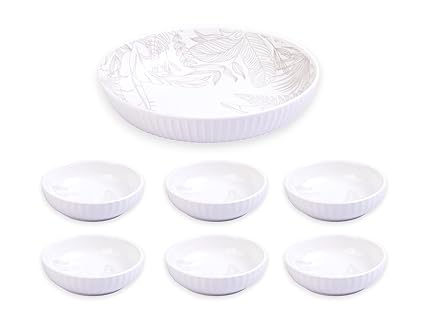 TAKISSO Ceramic Pudding Set of 7