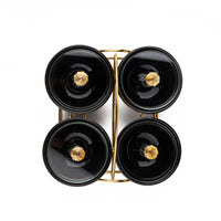 TAKISSO Bowl Jar Set of 4 Pc Ceramic Set (Jar with Lid) 150ml