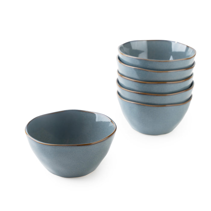 TAKISSO Bowl Set of 6 Pc Ceramic Set (380ml) | Microwave Safe Bowl