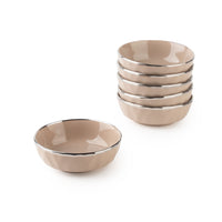 TAKISSO Bowl Set of 6 Pc Ceramic Set (190ml) | Microwave Safe Bowl