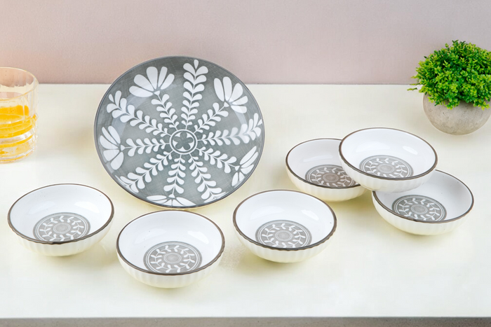 TAKISSO Ceramic Pudding Set of 7