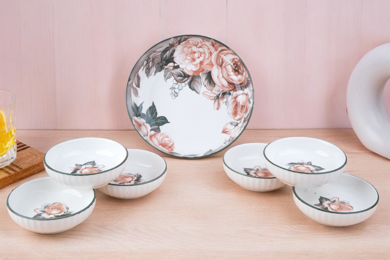 TAKISSO Ceramic Pudding Set of 7