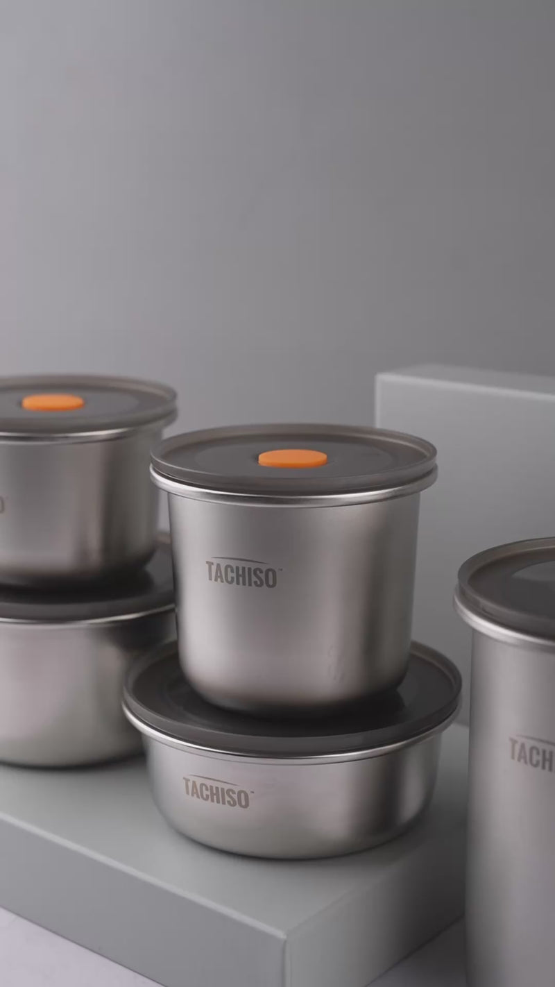 TAKISSO Premium Thermal Lock Stainless Steel Lunch Box Set of 1 (450ml)