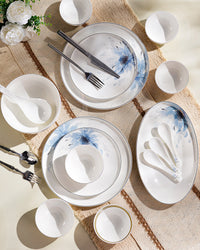 TAKISSO Blue Fountain Dinner Set
