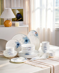 TAKISSO Blue Fountain Dinner Set