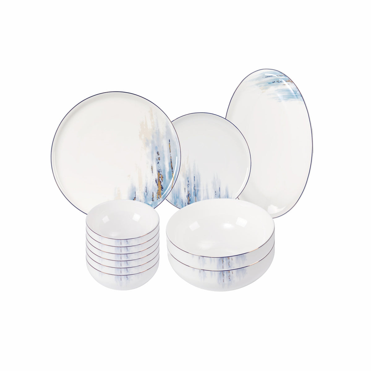TAKISSO Cloud Petal Dinner Set