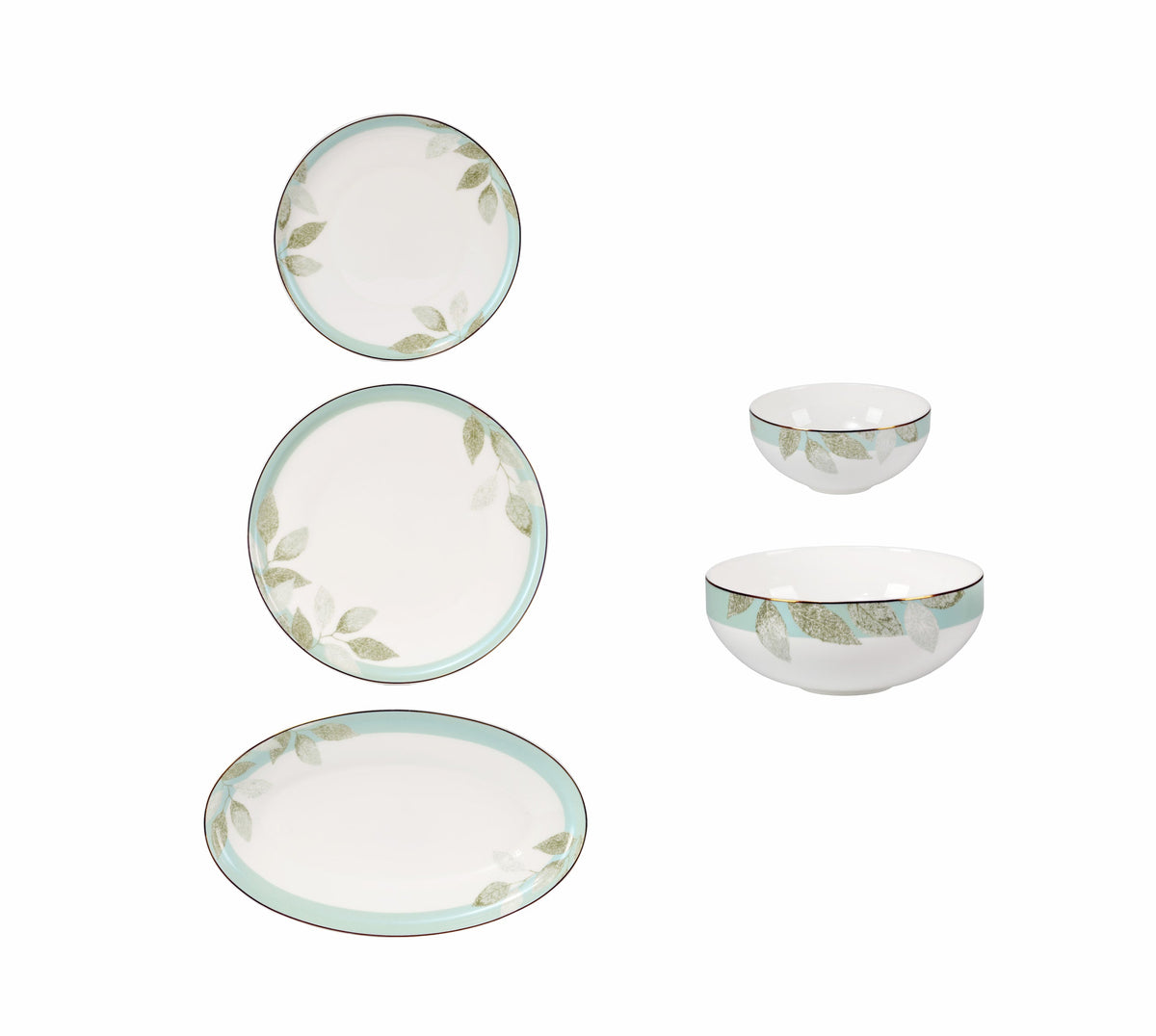 TAKISSO Aqua Gold Dinner Set