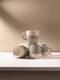 TAKISSO Porcelain Cup Set of 6