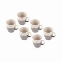 TAKISSO Porcelain Cup Set of 6