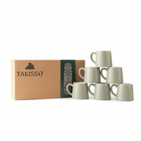 TAKISSO Porcelain Cup Set of 6