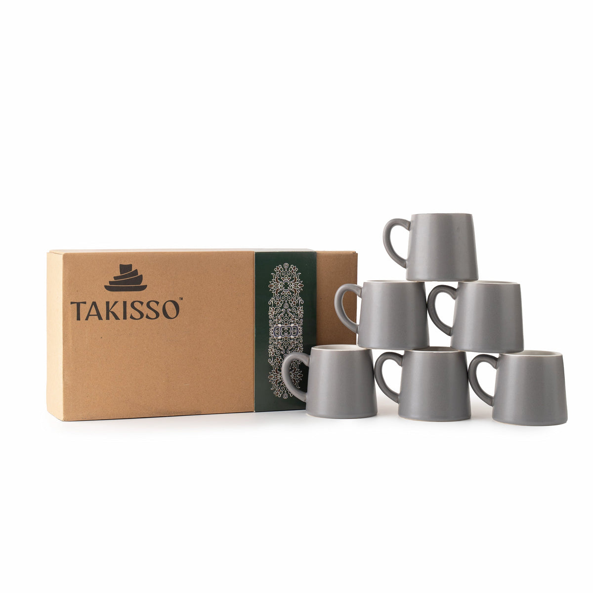TAKISSO Porcelain Cup Set of 6