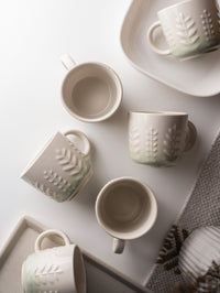 TAKISSO Porcelain Cup Set of 6