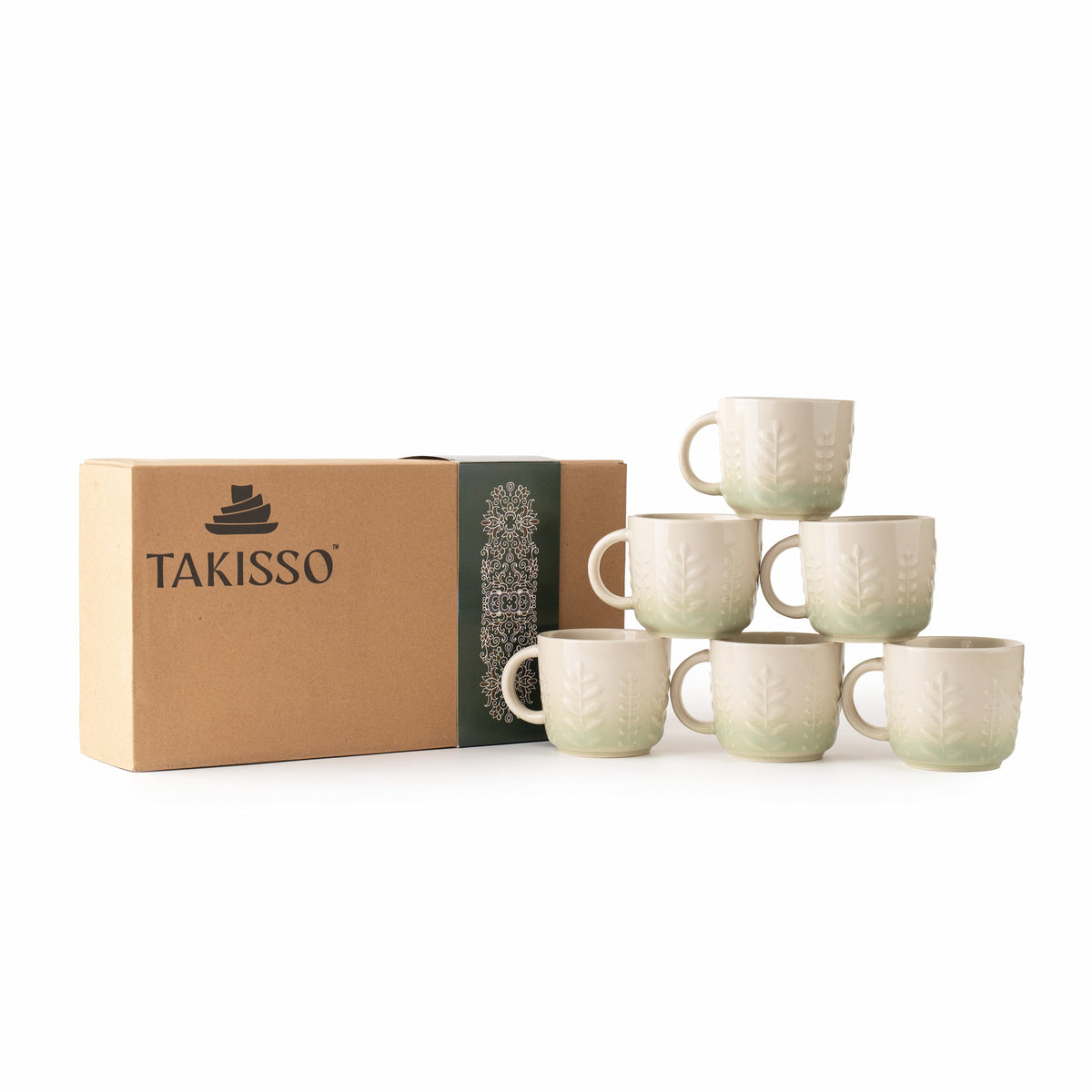 TAKISSO Porcelain Cup Set of 6