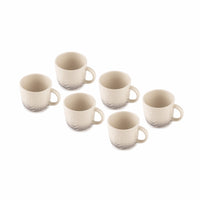 TAKISSO Porcelain Cup Set of 6