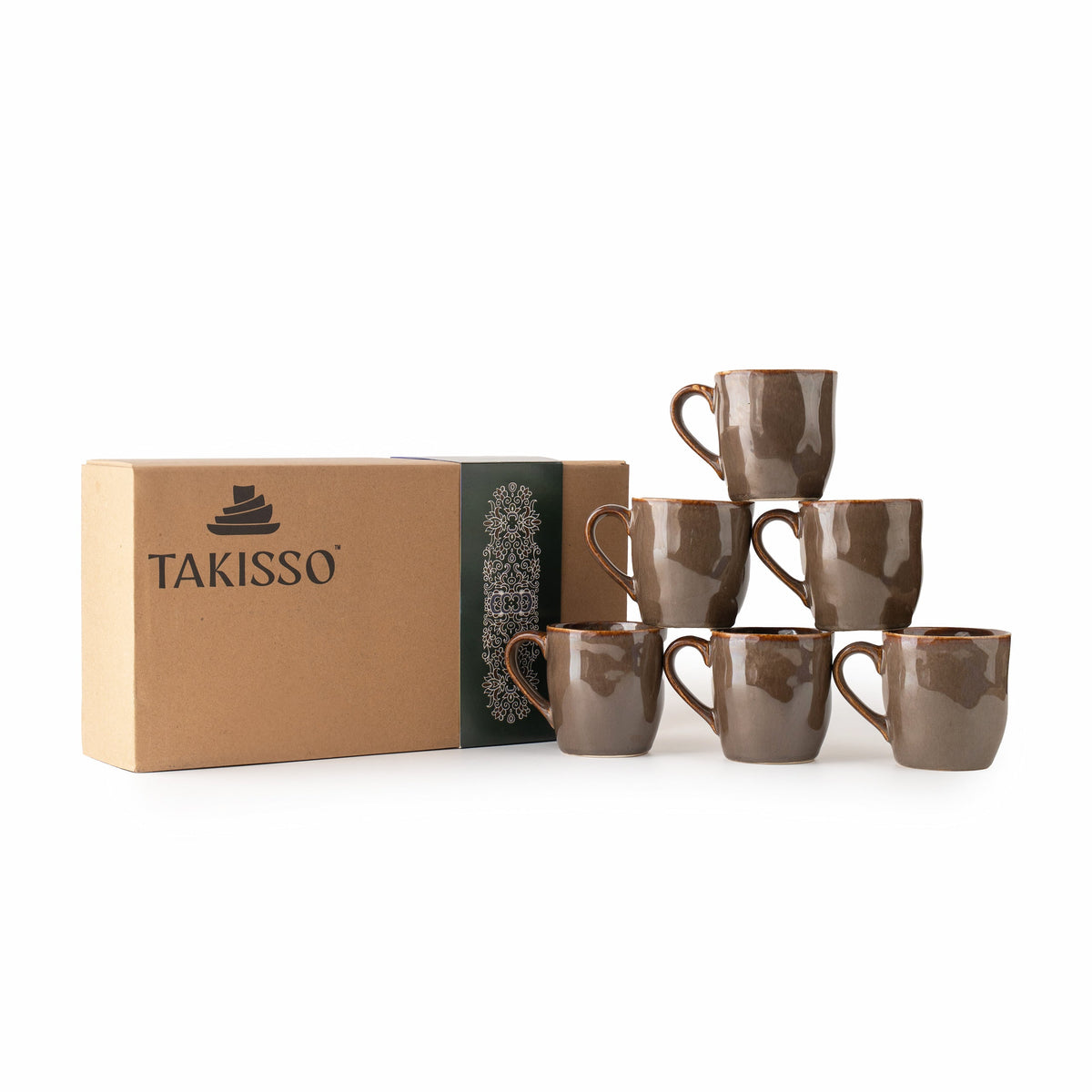 TAKISSO Porcelain Cup Set of 6