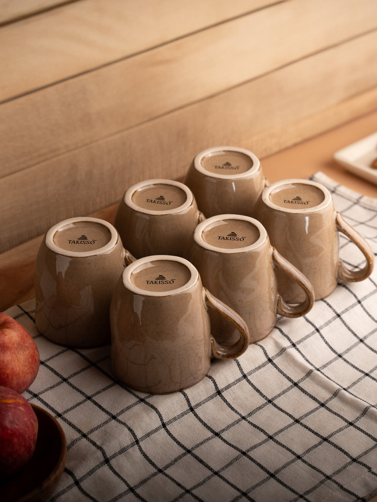 TAKISSO Porcelain Cup Set of 6