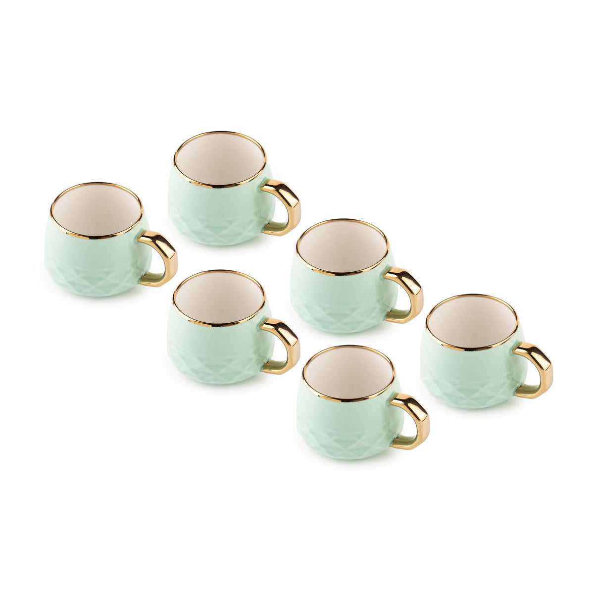 TAKISSO Porcelain Cup Set of 6