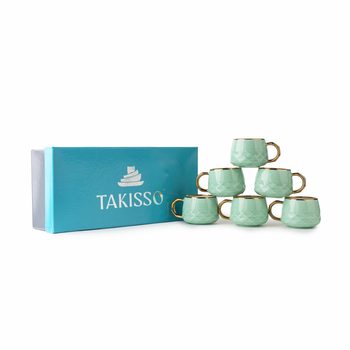 TAKISSO Porcelain Cup Set of 6