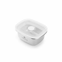TAKISSO Rectangle - Small - 250ml Microwave Safe Container (With Push-Pull Airtight Mechanism)