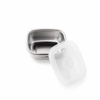TAKISSO Rectangle - Small - 250ml Microwave Safe Container (With Push-Pull Airtight Mechanism)