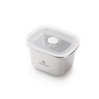 TAKISSO Rectangle - 450ml Microwave Safe Container (With Push-Pull Airtight Mechanism)