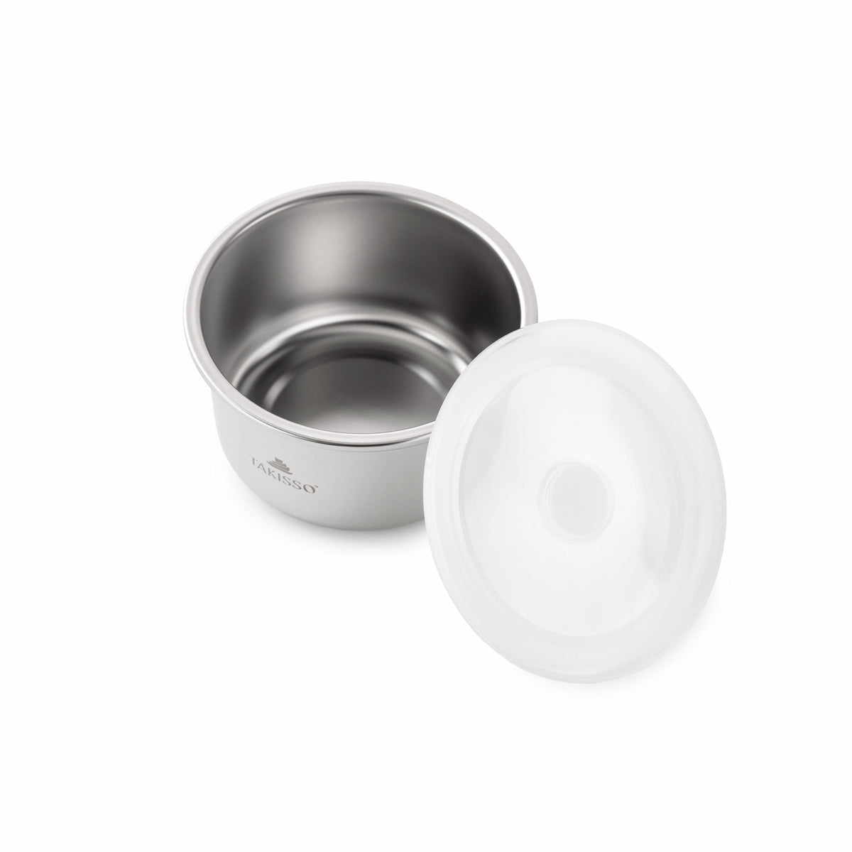 TAKISSO Round - 680ml Microwave Safe Container (With Push-Pull Airtight Mechanism)