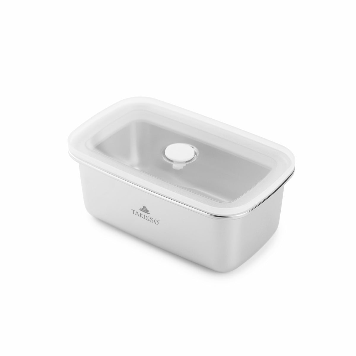 TAKISSO Rectangle - Big - 1000ml Microwave Safe Container (With Push-Pull Airtight Mechanism)