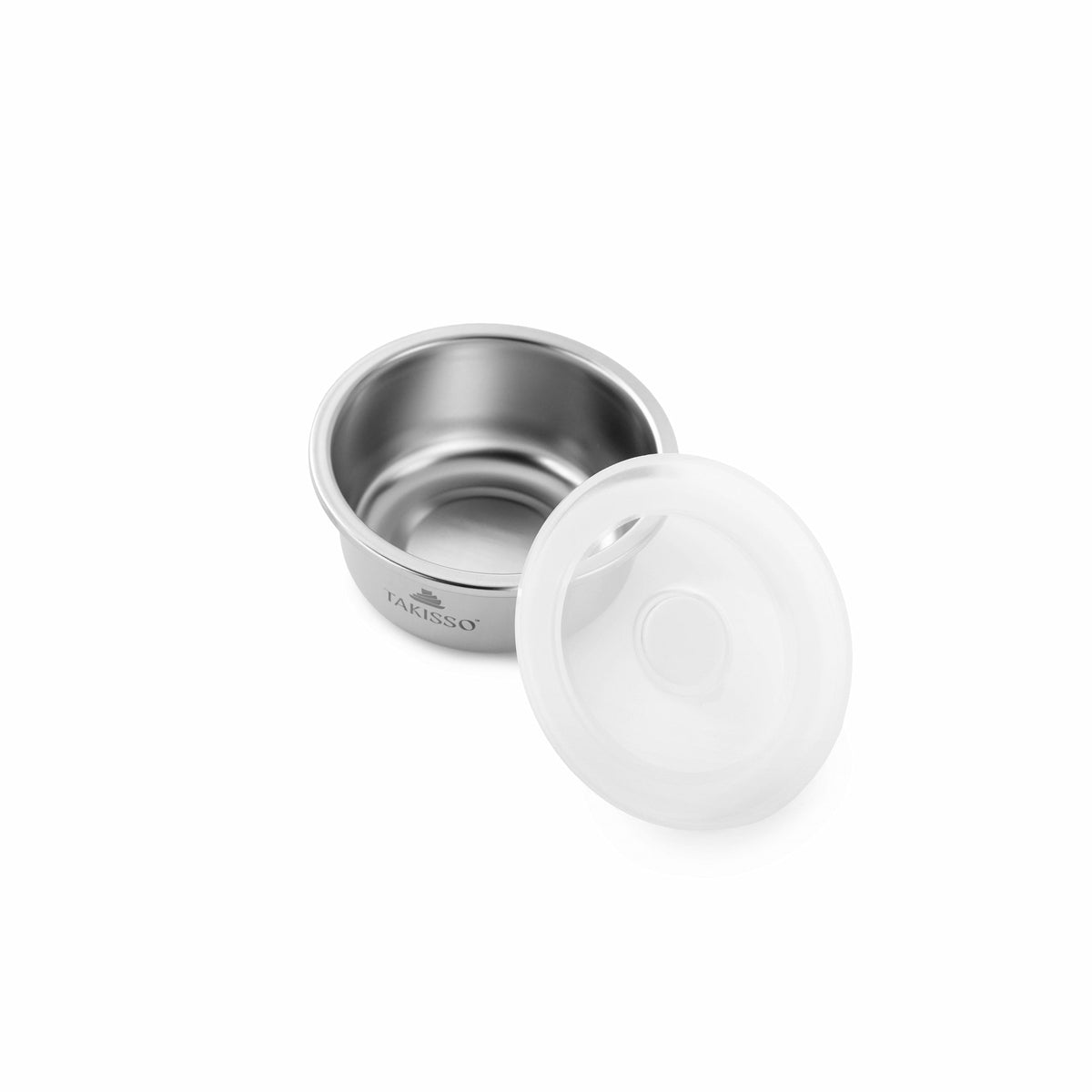 TAKISSO Round - Small - 280ml Microwave Safe Container (With Push-Pull Airtight Mechanism)