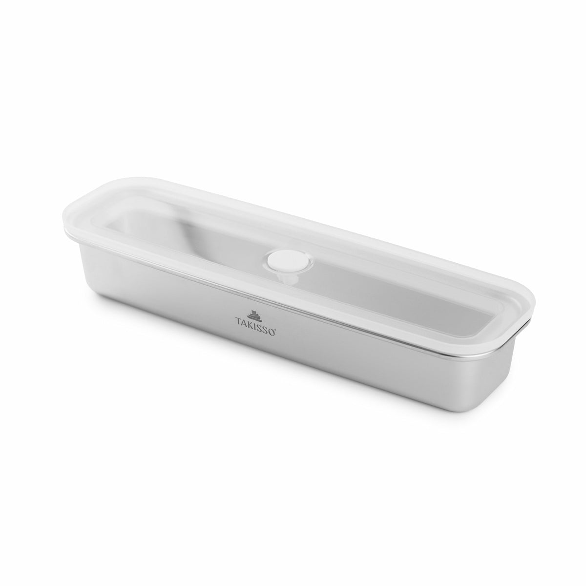 TAKISSO Long - 900ml Microwave Safe Container (With Push-Pull Airtight Mechanism)