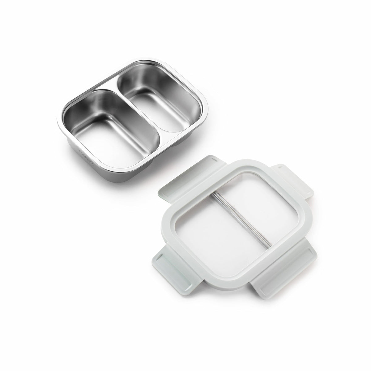 TAKISSO 2-Partition - 1000ml - Microwave Safe Container / Tiffin / Lunch Box