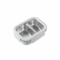 TAKISSO 2-Partition - 1000ml - Microwave Safe Container / Tiffin / Lunch Box