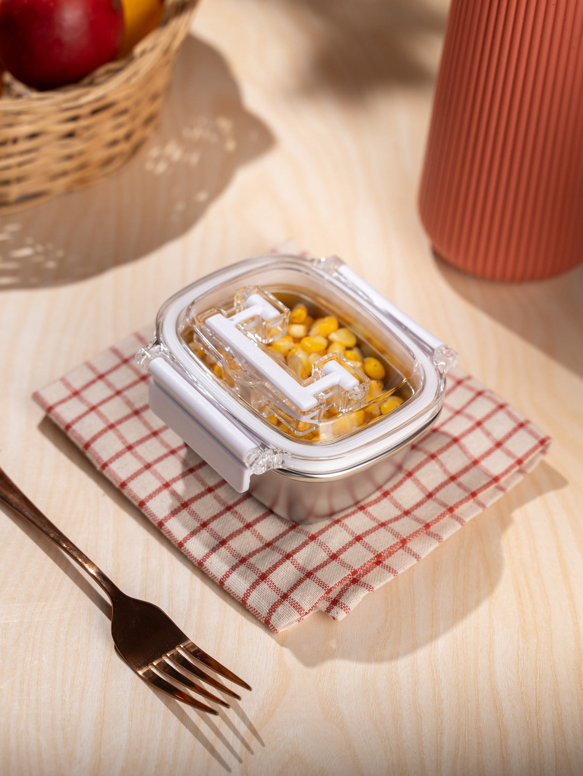 TAKISSO Rectangle - Small - 250ml Microwave Safe Container With Handle