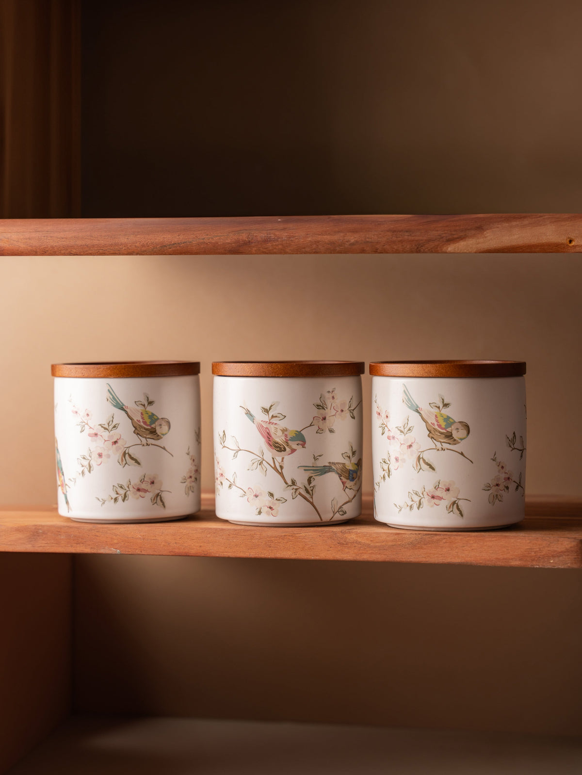 TAKISSO Porcelain Canister Set of 3