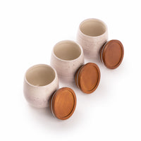 TAKISSO Porcelain Canister Set of 3