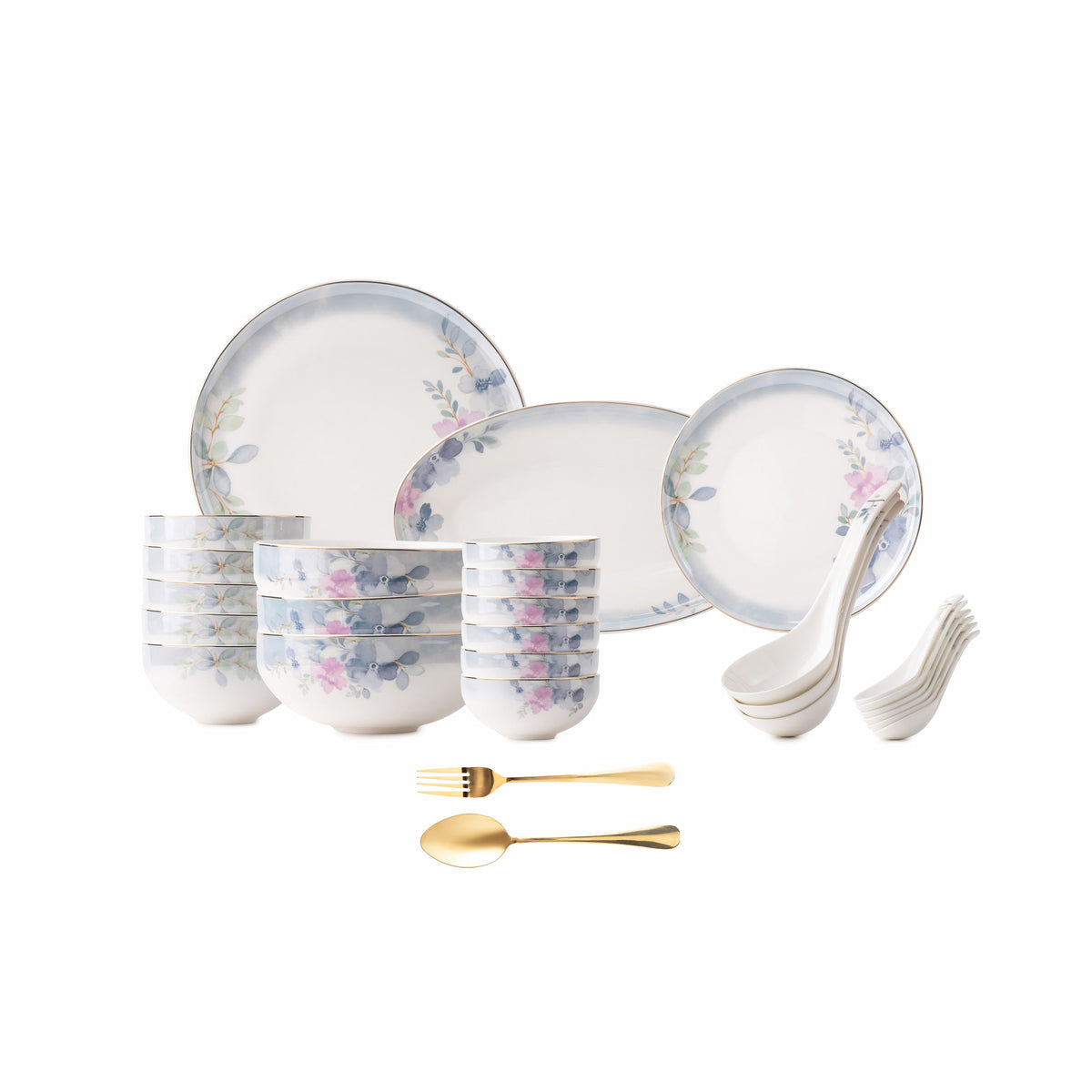 TAKISSO Porcelain Dinner Set of 49