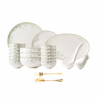 TAKISSO Porcelain Dinner Set of 49