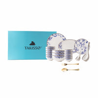 TAKISSO Porcelain Dinner Set of 49
