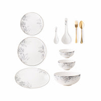 TAKISSO Porcelain Dinner Set of 49