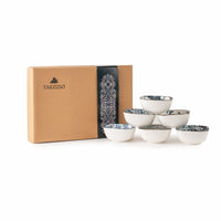 TAKISSO Porcelain Bowl Set of 6